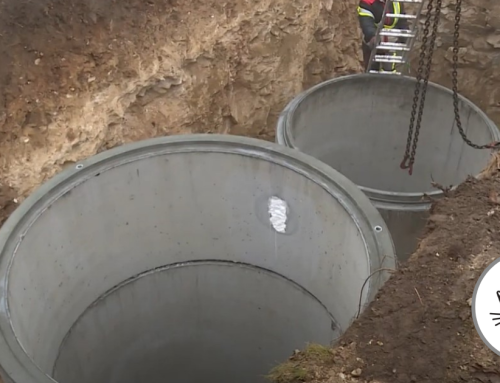 Hegyvidék: Rainwater collection in Diana street